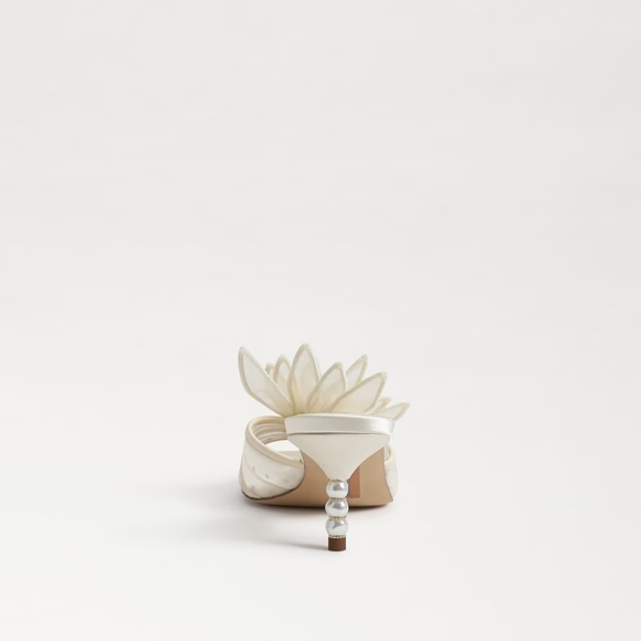 Sz 8 sam edelman . Beautiful shoes Pauline kitten heel mule - Picture 5 of 6